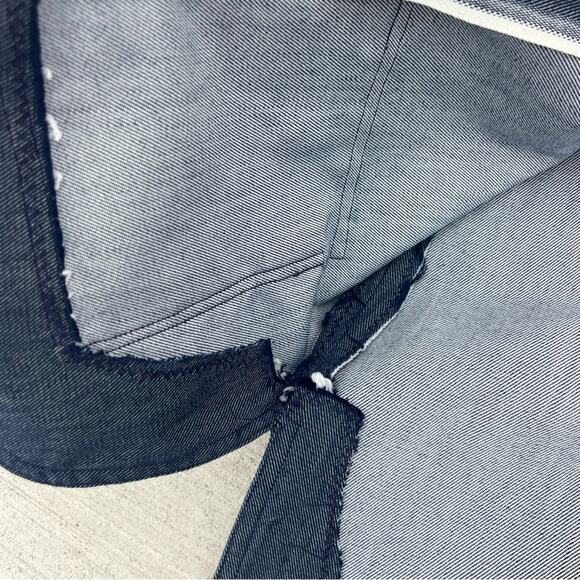 60s Handmade Embroidered Daisy Chain Mushy Mod MCM Selvedge Denim Shirt Jacket - Picture 4 of 8